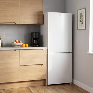 Baridi 60/40 Smart Frost Fridge Freezer 227L Capacity – White