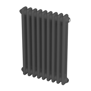 Baridi Horizontal Traditional 2 Column Radiator 600 x 427mm – Anthracite