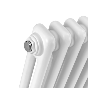 Baridi Horizontal Traditional 2 Column Radiator 600 x 1147mm – White