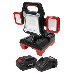 SV20 Series 2-in-1 Cordless/Corded 45W SMD LED Worklight Kit 20V 4Ah