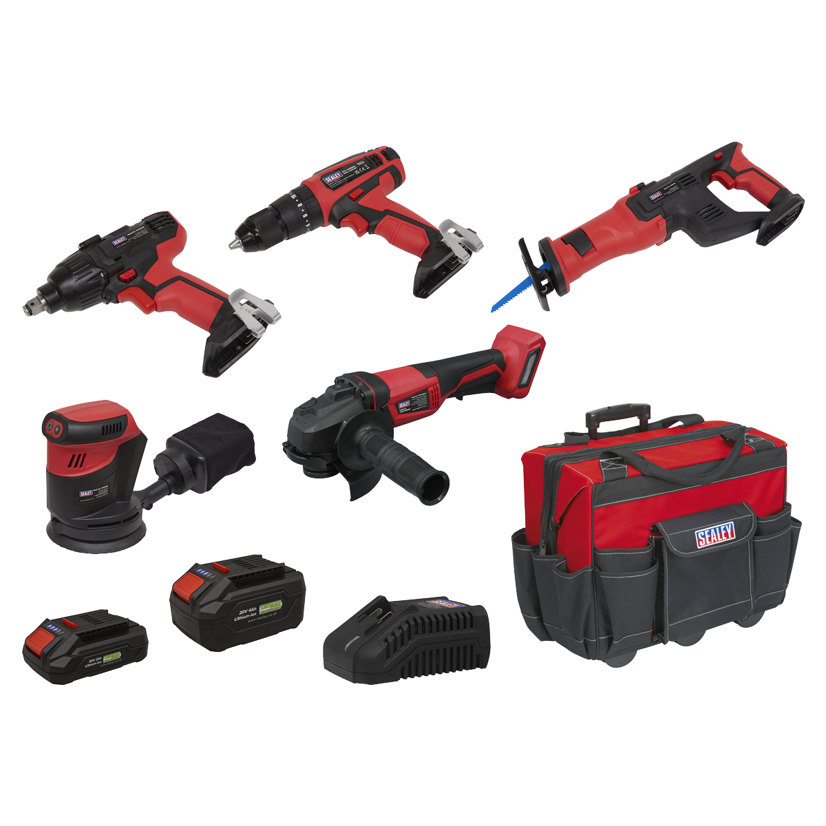 SV20 Series 5-Tool Cordless Power Tool Kit, Euro Plug (CP20VCOMBO2EU)
