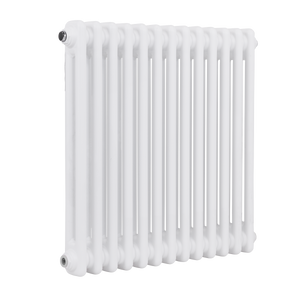 Baridi Horizontal Traditional 2 Column Radiator 600 x 607mm – White