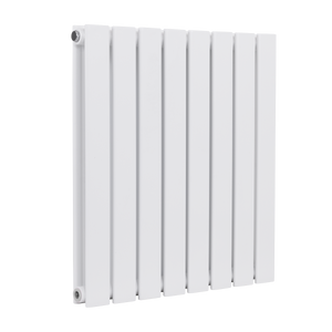 Baridi Horizontal Radiator Contemporary Double Flat Panel Design 600 x 560mm – White