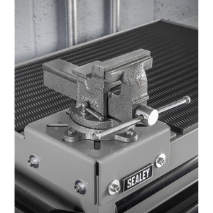 Superline PRO® Rollcab 6 Drawer with SG Swivel Base 100mm Vice