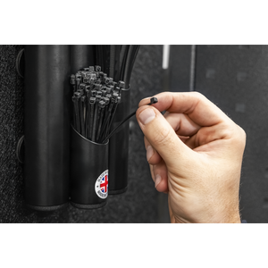 Large Magnetic Cable Tie Holder - Black