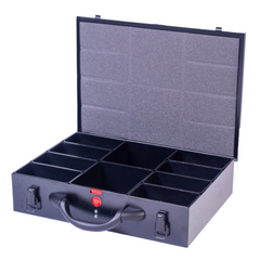 DJM Direct SBB.MS.82.10 Medium Deep Metal Organiser Compartment Storage System Case 82mm