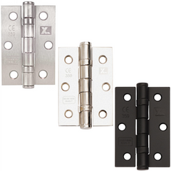 Excel CE7 Grade 7 Steel Ball Bearing FD30 Fire Rated Butt Hinges 76mm