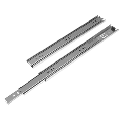 Heavy Duty Double Full Extension Ball Bearing Drawer Slides Runners 30kg Zinc Plated