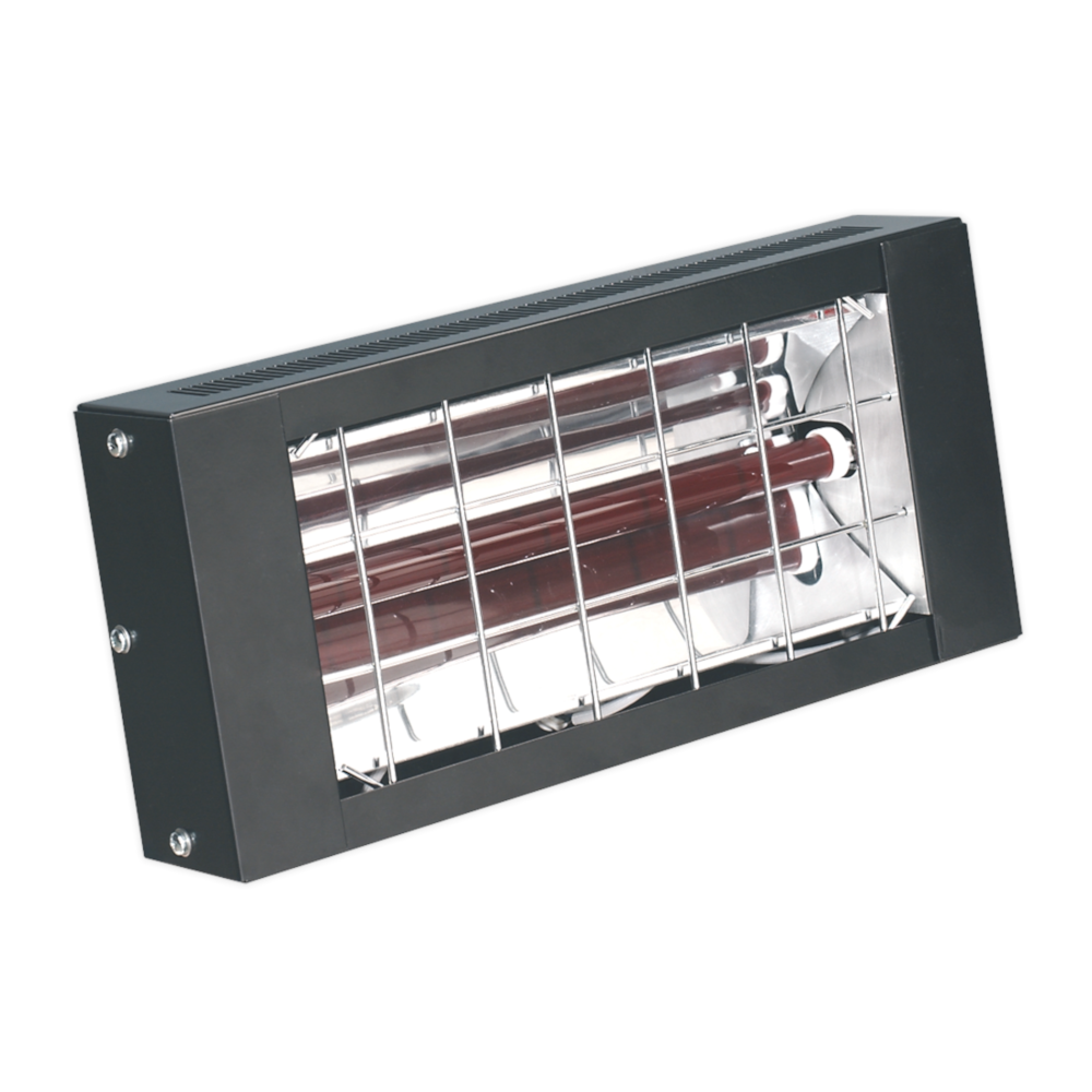 Sealey IWMH1500 Infrared Quartz Electric Heater, Wall Mounted, 1.5kW 230V