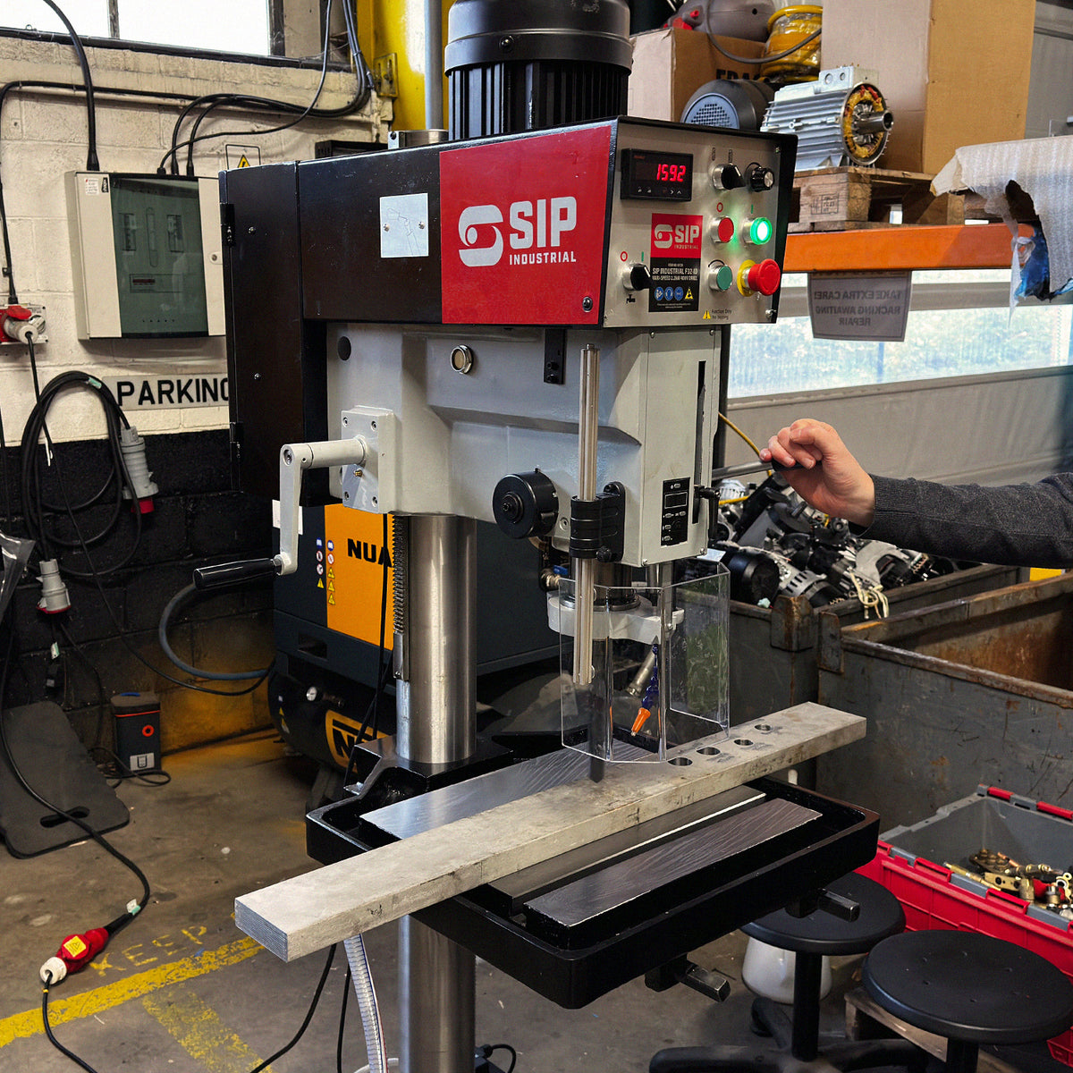 SIP Industrial F32-ID Vari-Speed 2.2kW 400v Floor Pillar Drill