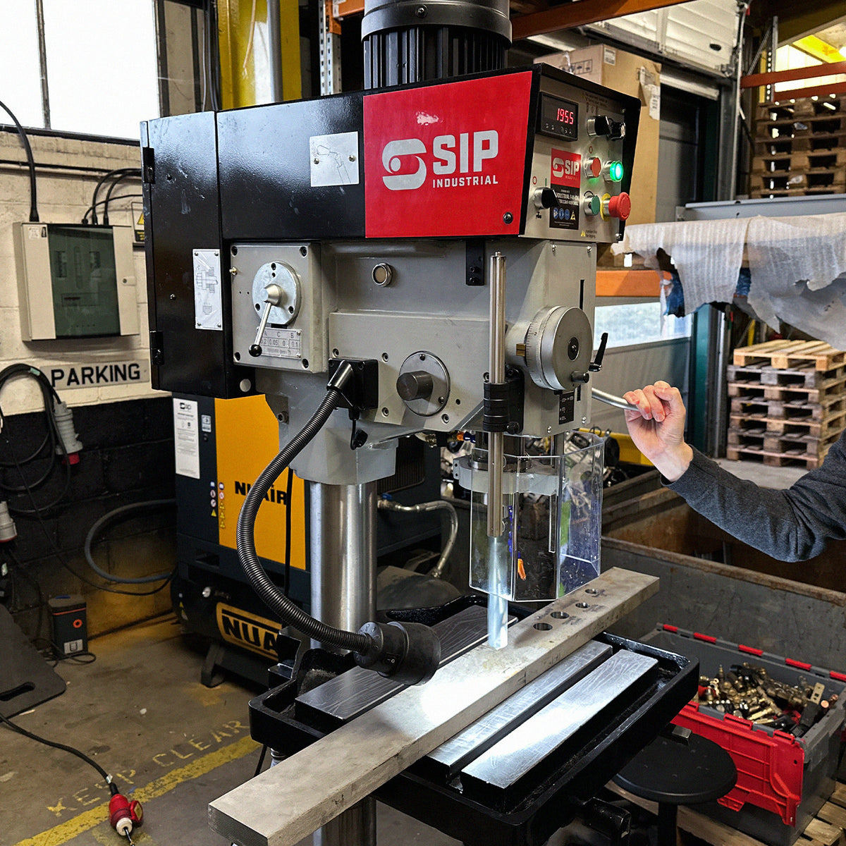 SIP Industrial F40-IDA Vari-Speed 2.2kW 400v Floor Pillar Drill
