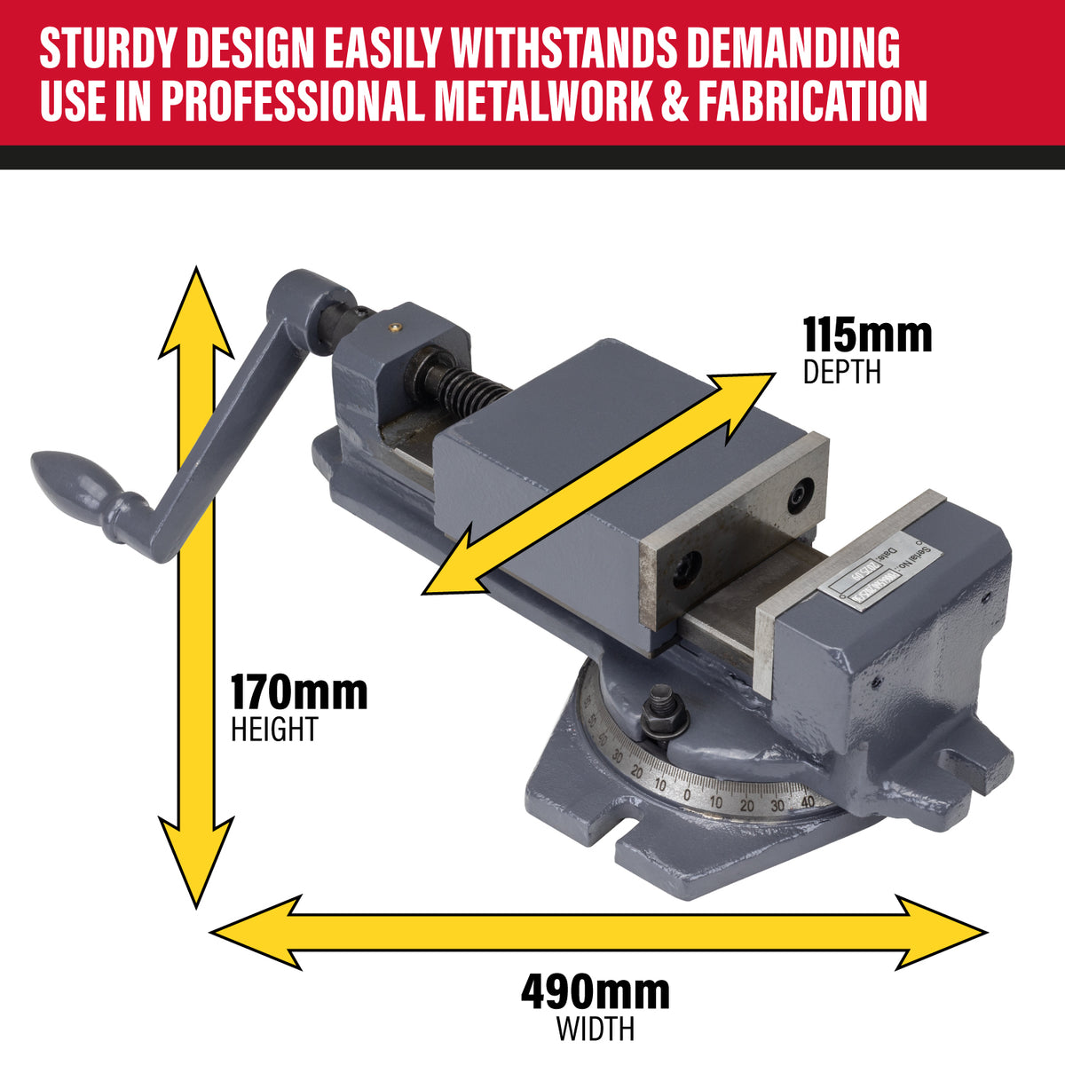 SIP 4" Swivel Machine Vice