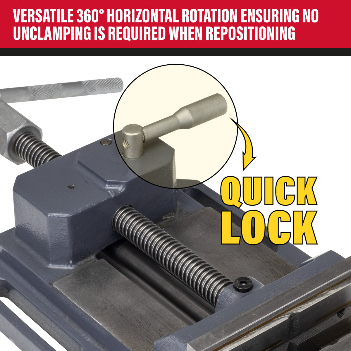 SIP 5.5" Quick Lock Machine Vice