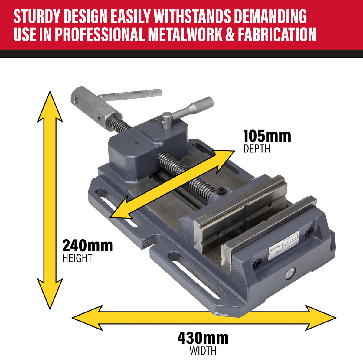 SIP 5.5" Quick Lock Machine Vice