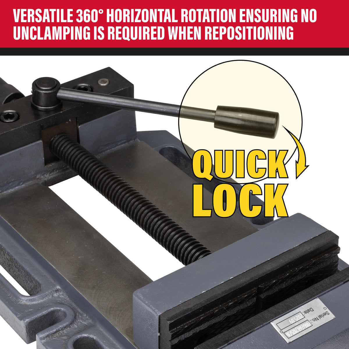 SIP 10" Quick Lock Machine Vice