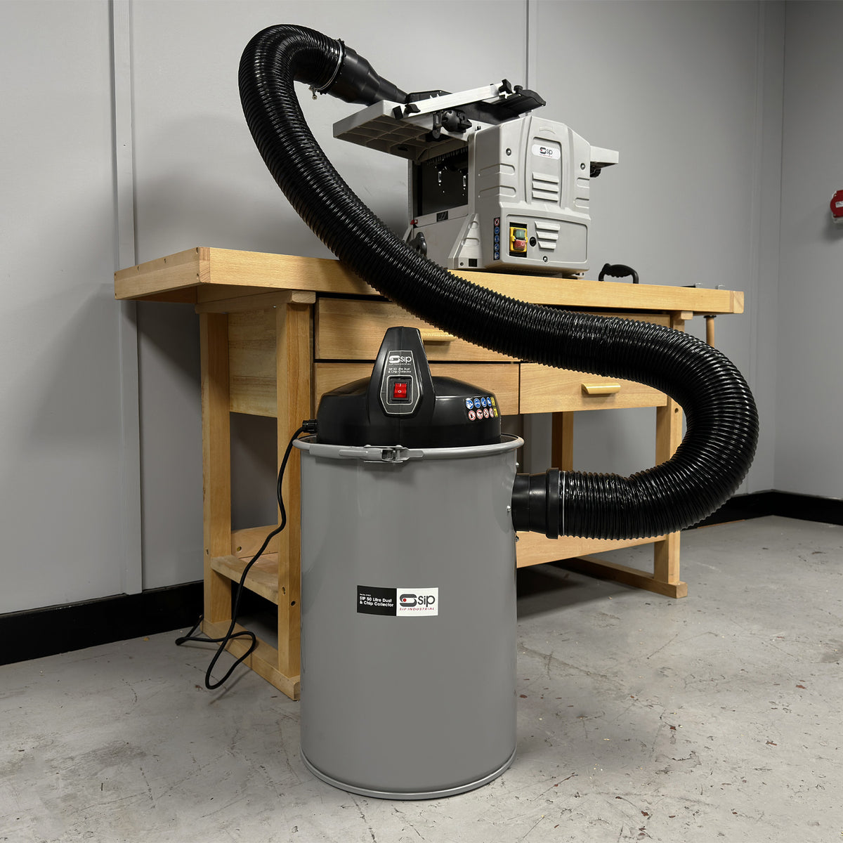 SIP 50L 1100W Dust & Chip Extractor