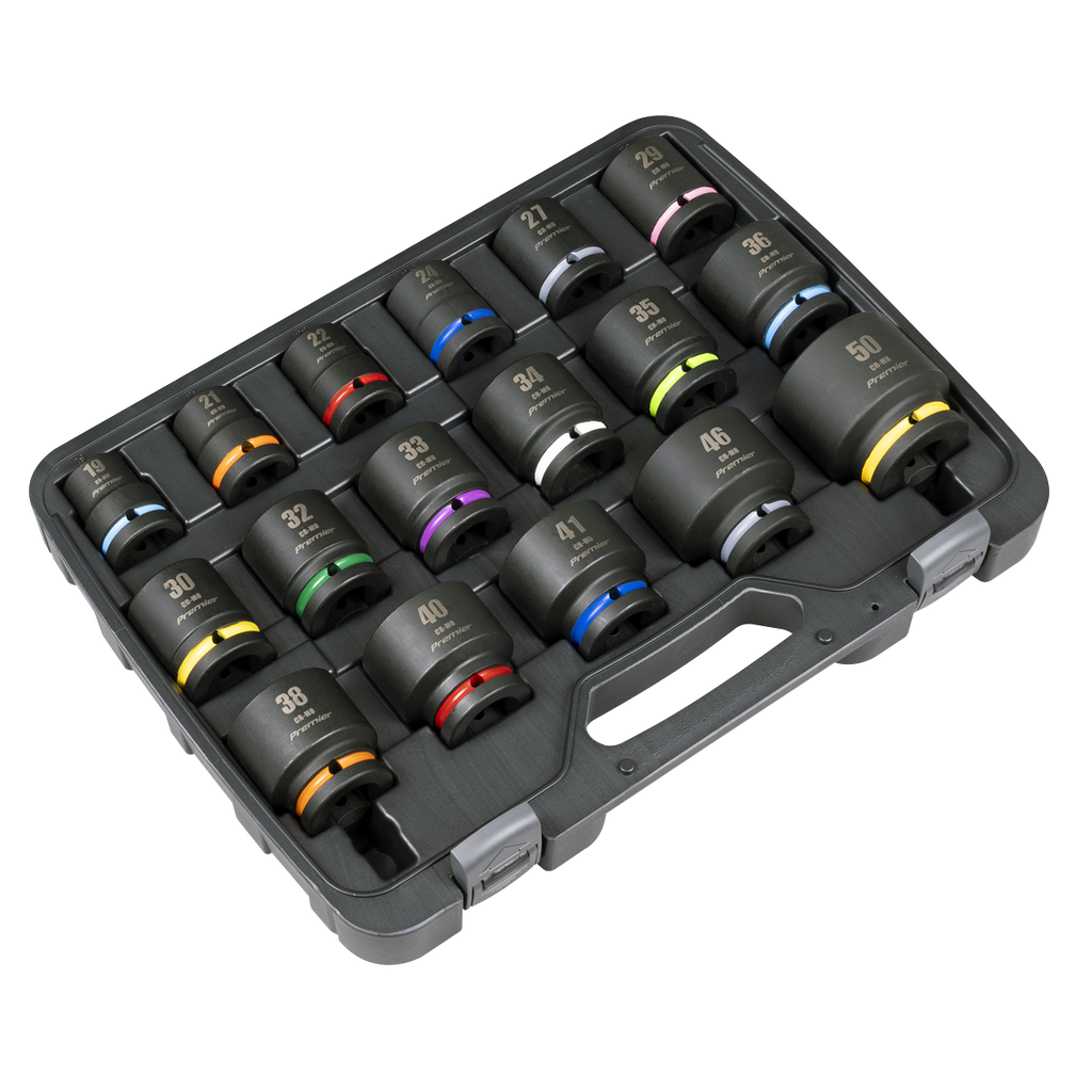 Premier Impact Socket Set 3/4"Sq Drive 17pc