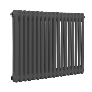 Baridi Horizontal Traditional 2 Column Radiator 600 x 832mm – Anthracite