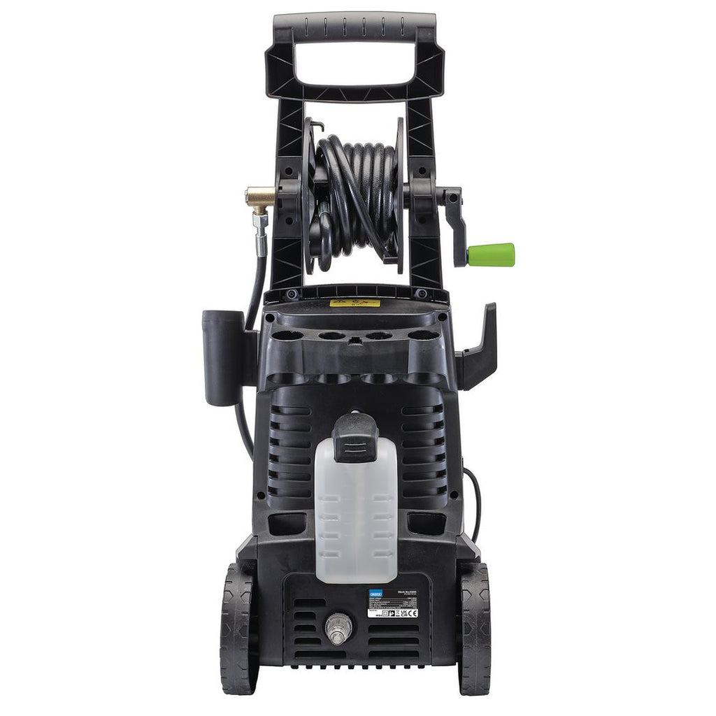 Draper Pressure Washer with Total Stop, 165bar, 2200W, Green (03095)