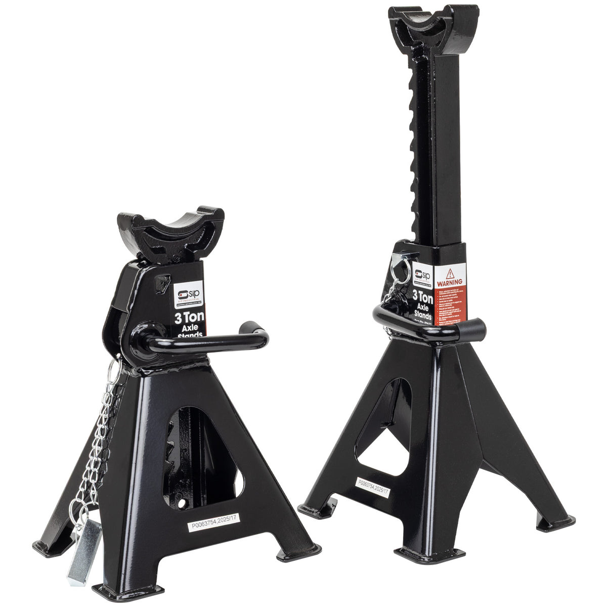 SIP 3 Ton Ratchet Jack Stands