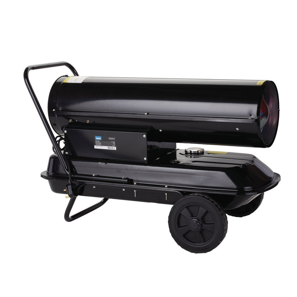 Draper Diesel & Kerosene Space Heater with Wheels, 68,250BTU/hr (04175) (Ex-Display)