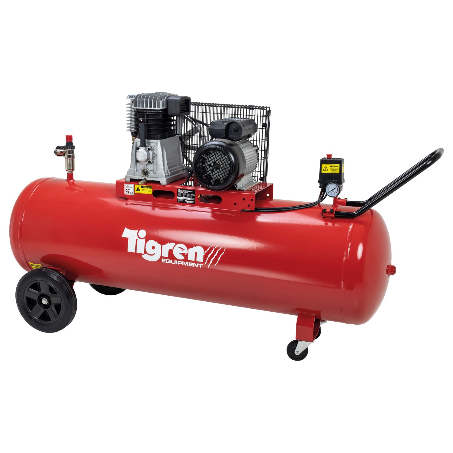 TIGREN 200L Belt Drive Air Compressor, 3hp (04394)