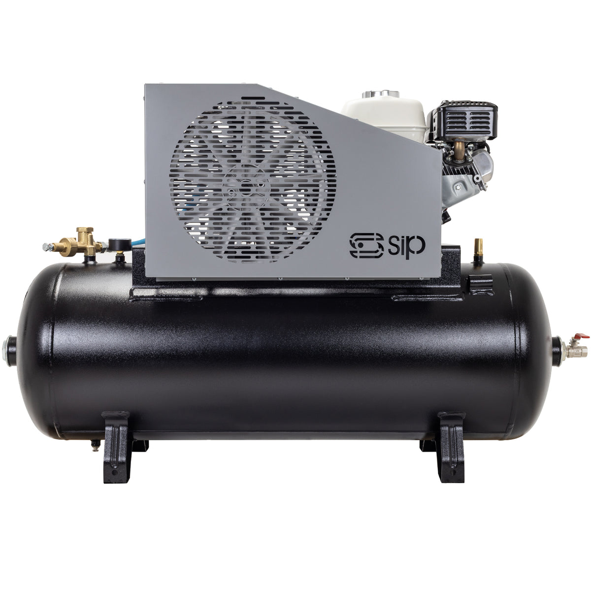 SIP AIRMATE ISHP5.5/150ES 150L Industrial Petrol Air Compressor, 5.5hp (04551)
