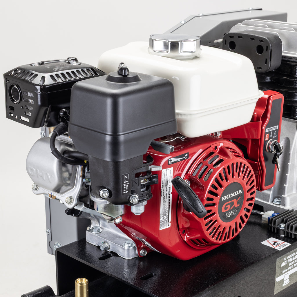 SIP AIRMATE ISHP5.5/150ES 150L Industrial Petrol Air Compressor, 5.5hp (04551)