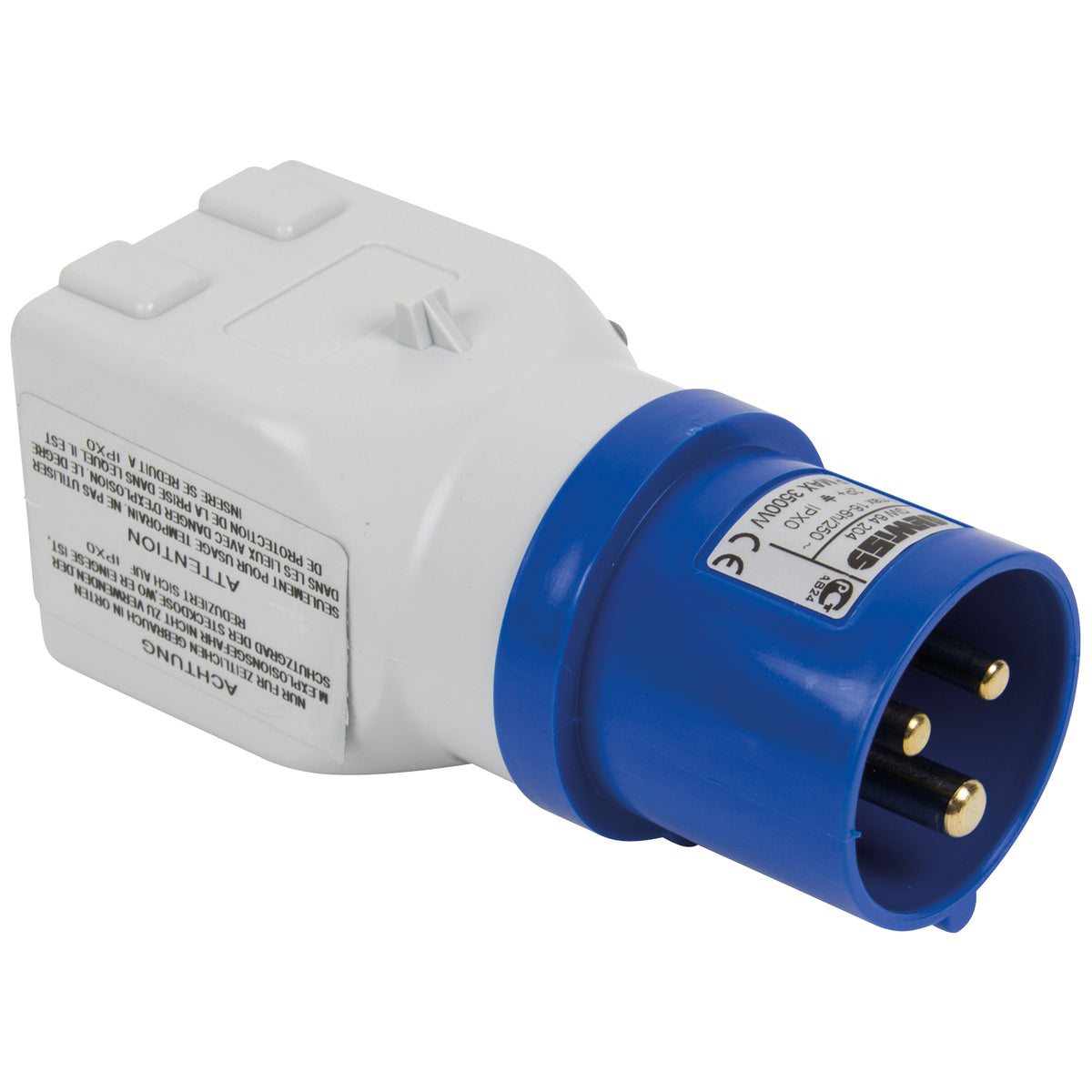 SIP 230v 13A/16A Socket Adaptor (04592)