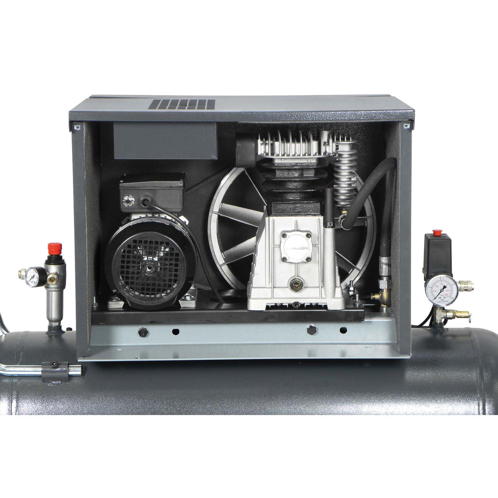 SIP SILENCED PB3800/3M/200 200L Silenced Piston Air Compressor, 3hp (05202)