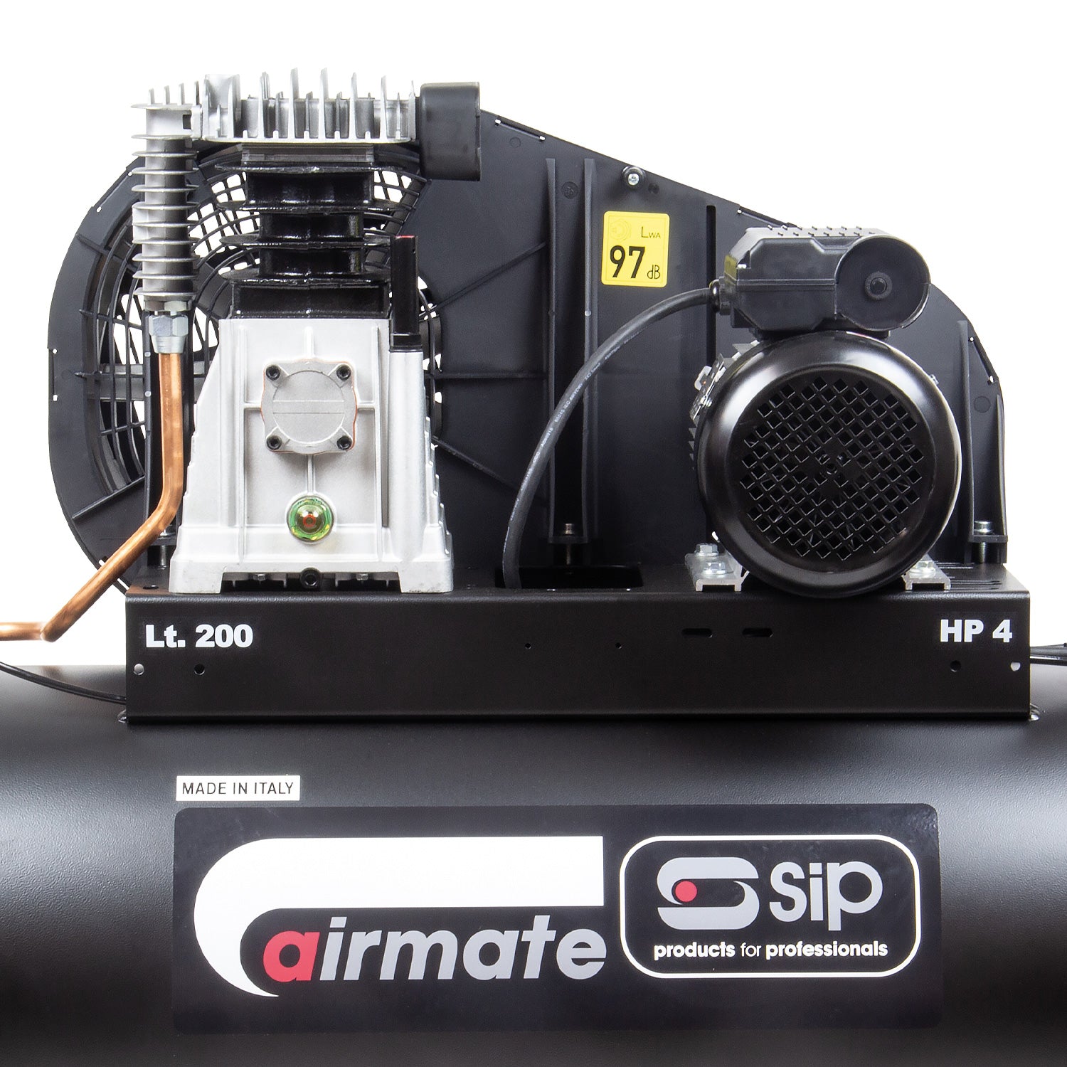 SIP AIRMATE PX4-3/200B 200L Belt Drive Air Compressor, 4hp (05311)