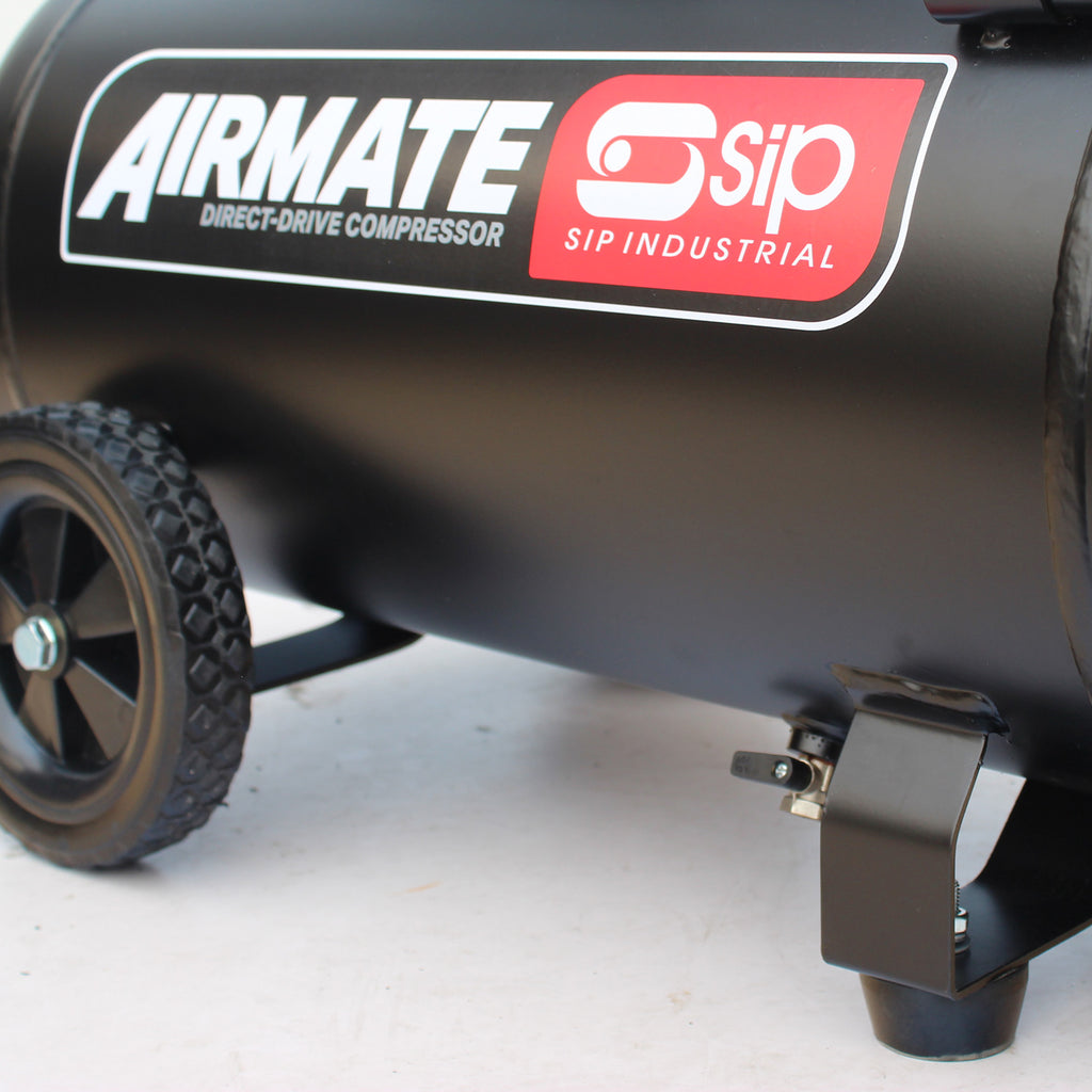 SIP AIRMATE DD 50L Low Noise Oil-Free Direct Drive Compressor, 2hp (05479)