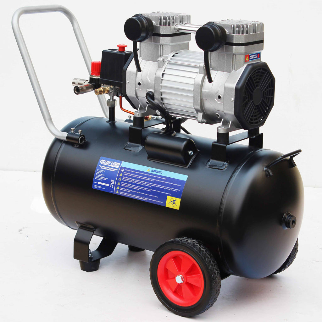 SIP QT AIR DD 50L Ultra Low Noise Oil-Free Direct Drive Air Compressor, 1.5hp (05492)