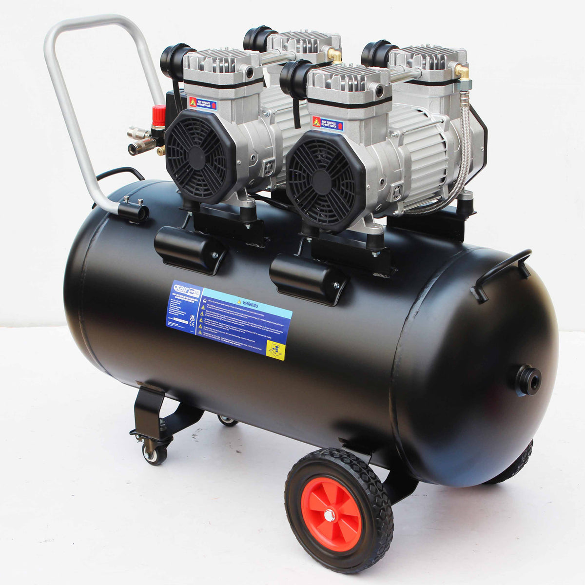 SIP QT AIR DD 100L Ultra Low Noise Oil-Free Direct Drive Air Compressor, 3hp (05494)