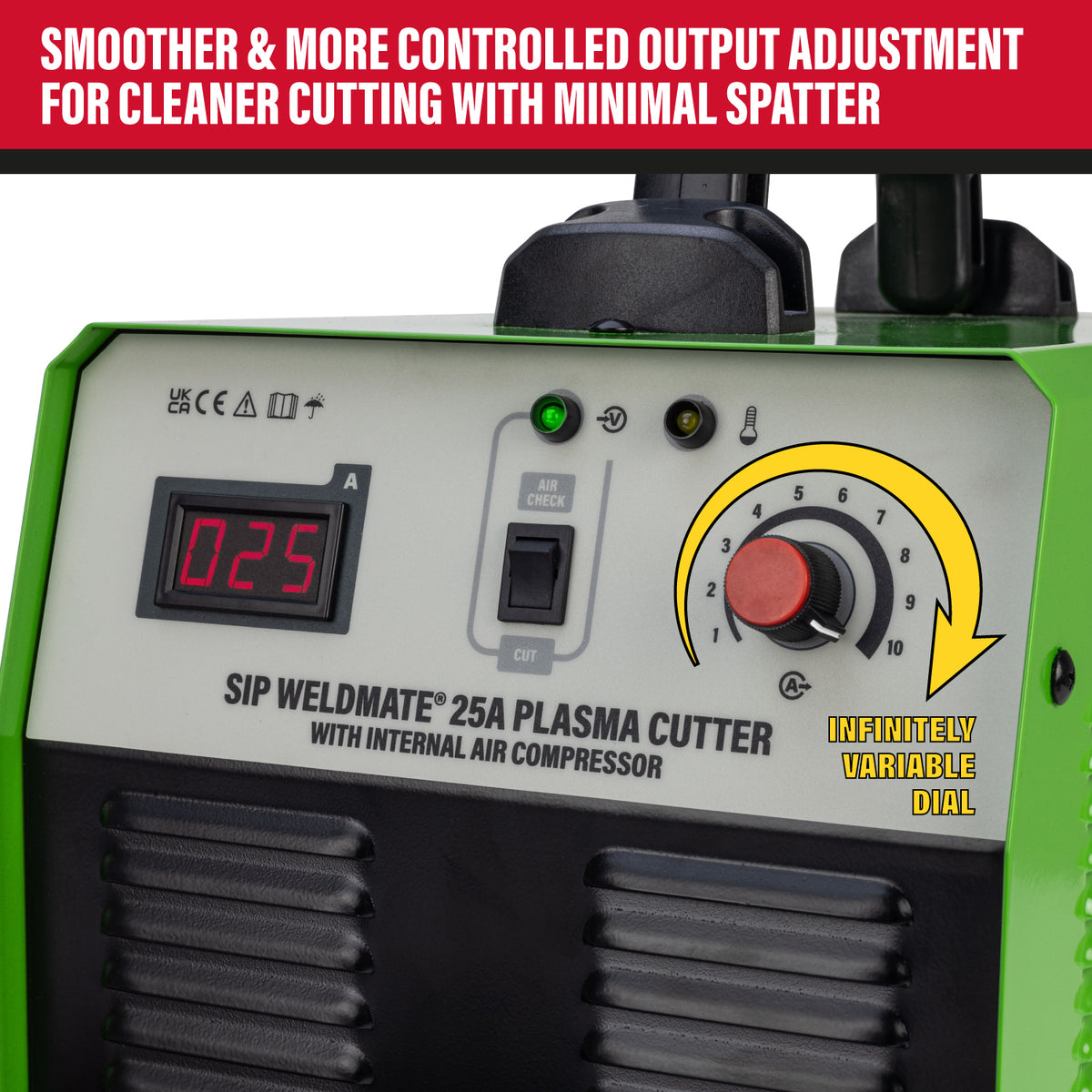 SIP WELDMATE® 25A Inverter Plasma Cutter with Internal Compressor