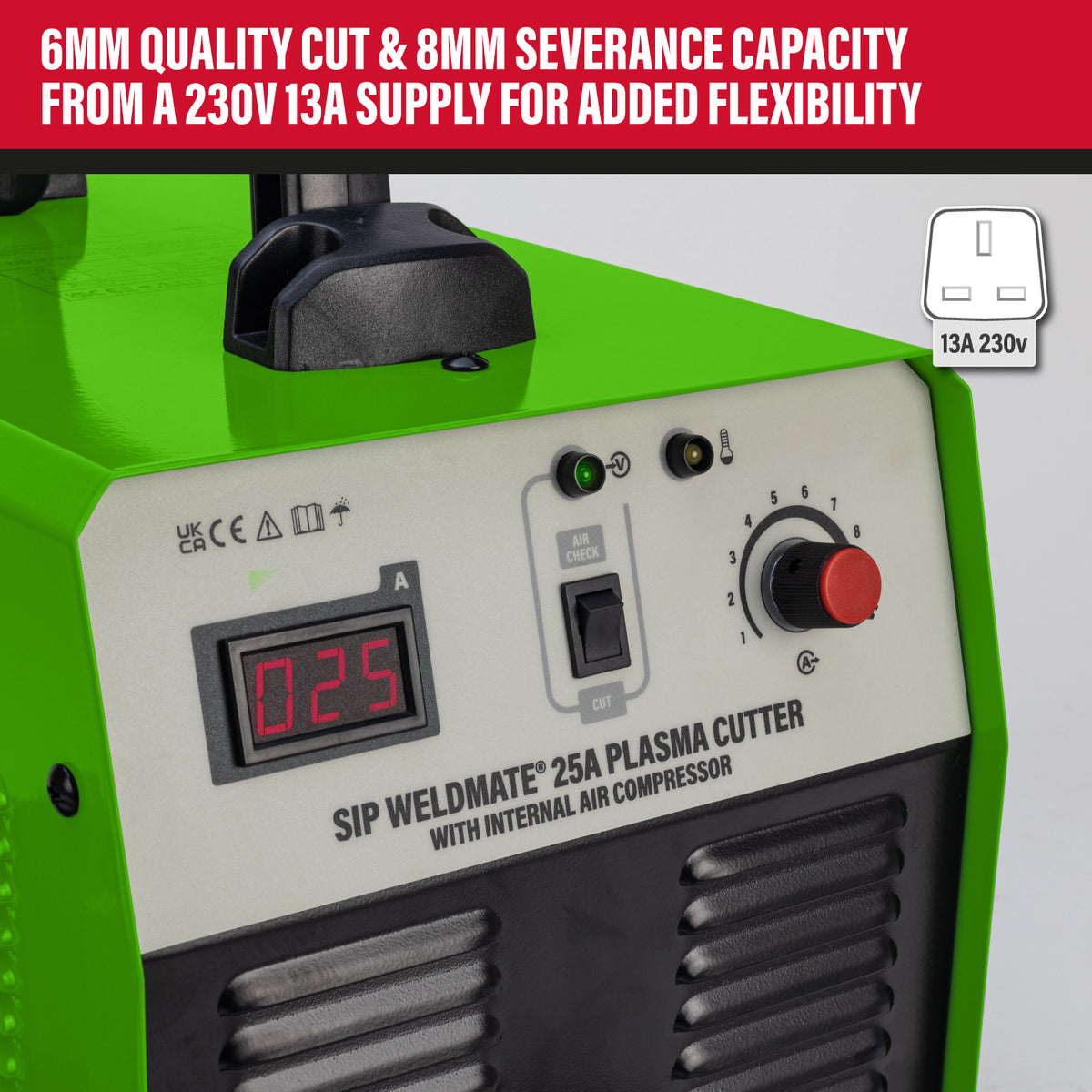 SIP WELDMATE® 25A Inverter Plasma Cutter with Internal Compressor