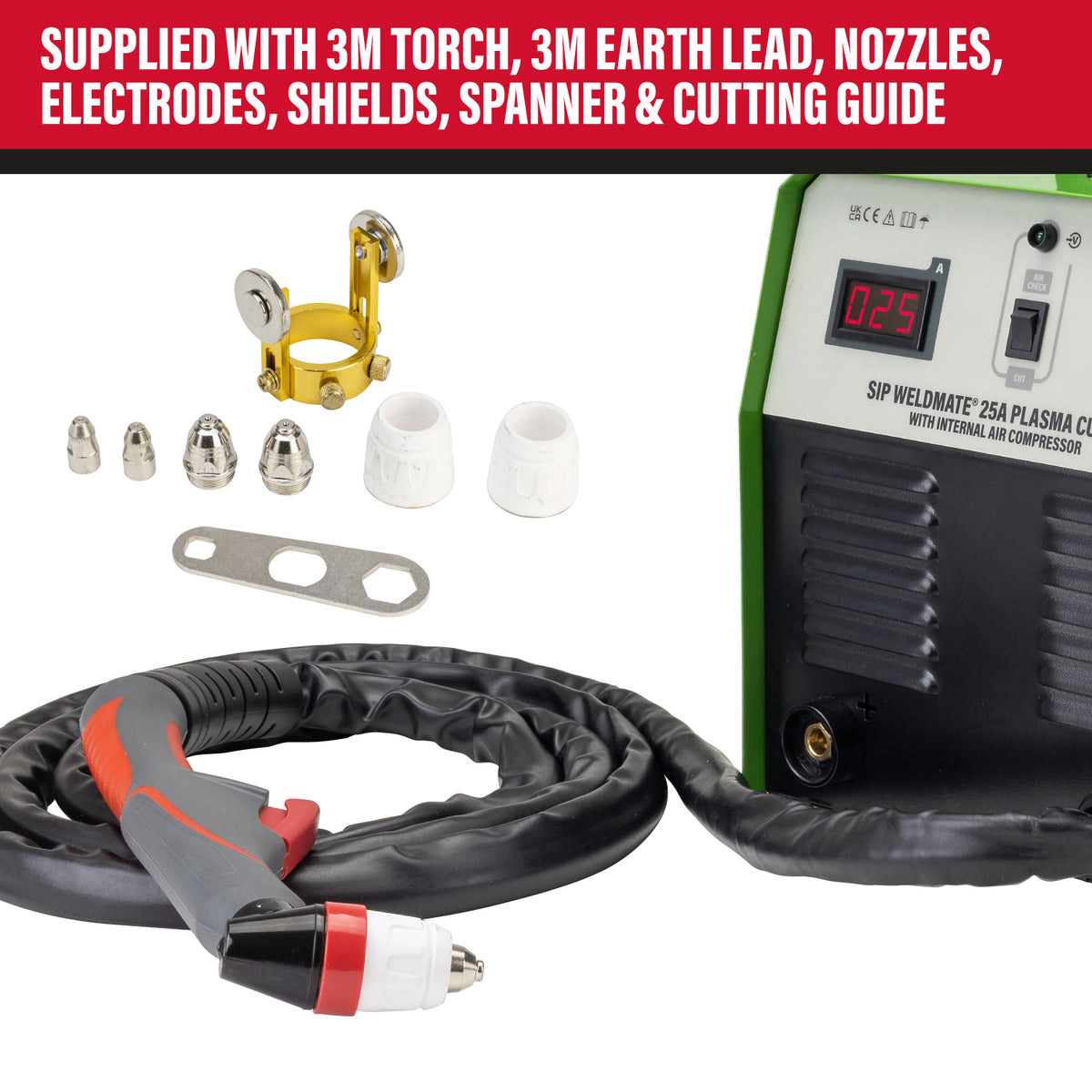 SIP WELDMATE® 25A Inverter Plasma Cutter with Internal Compressor
