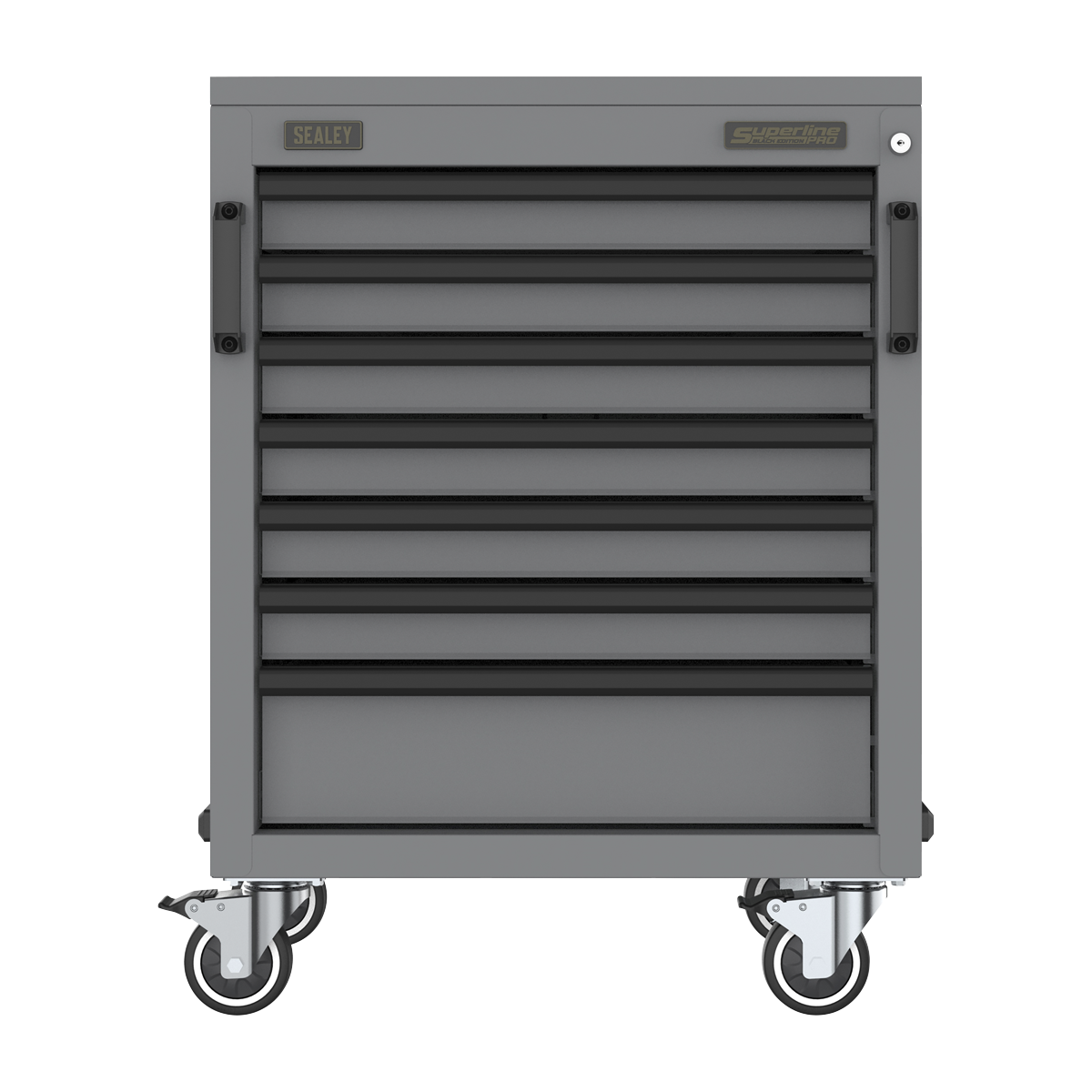 Superline PRO® Black Edition Modular Mobile Cabinet 7 Drawer 646mm (APMS37BE)