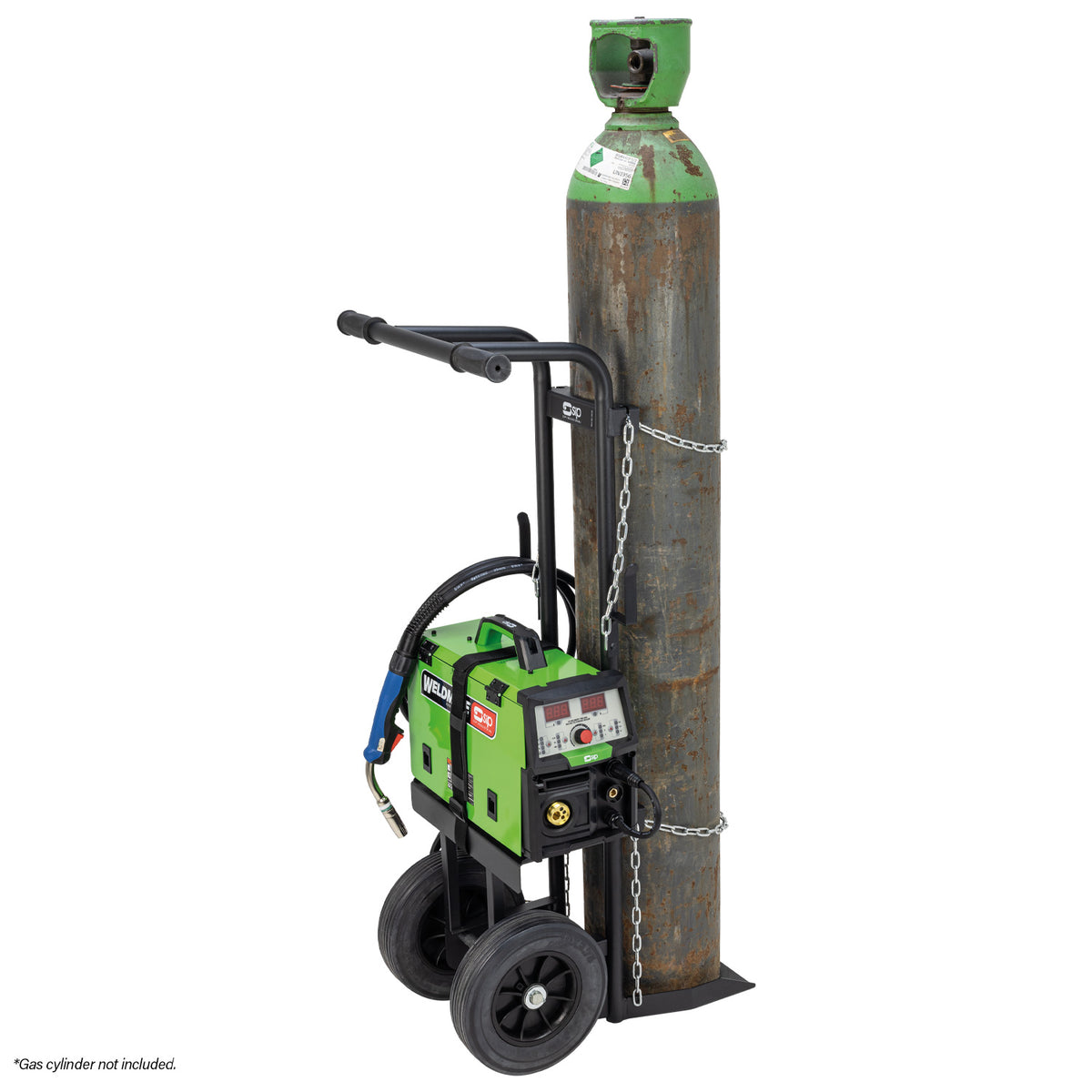 SIP WELDMATE® PRO 200A MIG/ARC/TIG Synergic Inverter Welder with Trolley Package