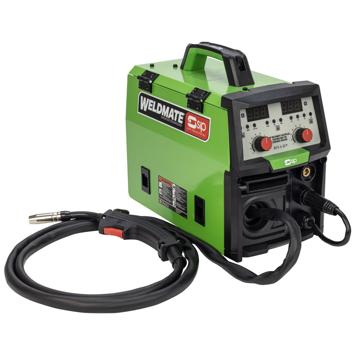 SIP WELDMATE® AUTOPLUS 130A MIG/ARC/TIG Synergic Inverter Welder with Cart Package