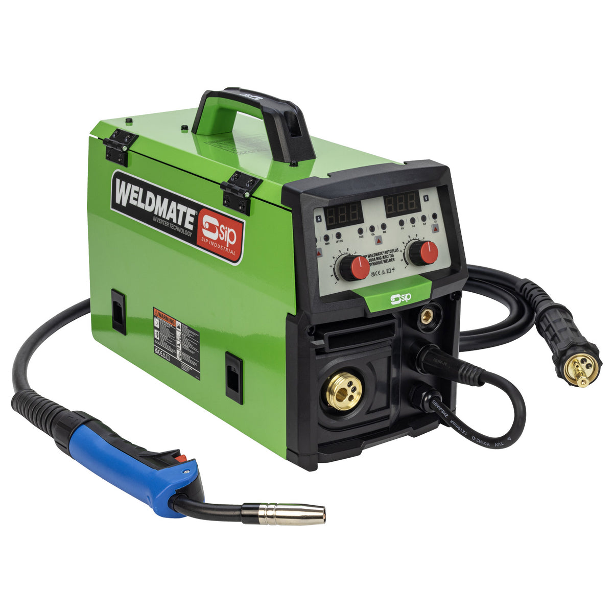 SIP WELDMATE® AUTOPLUS 200A MIG/ARC/TIG Synergic Inverter Welder with Cart Package