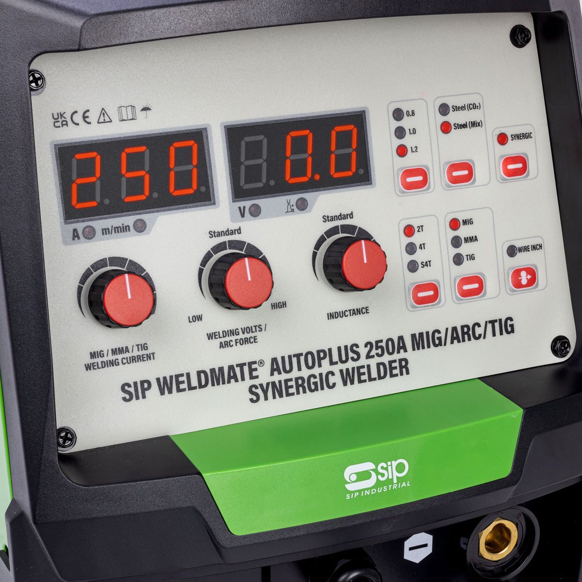 SIP WELDMATE® AUTOPLUS 250A MIG/ARC/TIG Synergic Inverter Welder