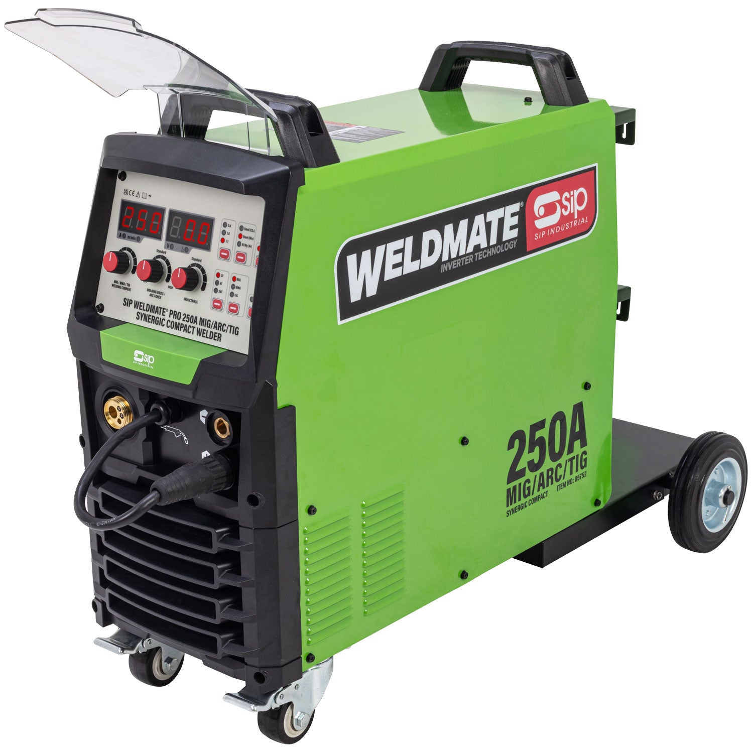 SIP WELDMATE® PRO 250A MIG/ARC/TIG Synergic Compact Inverter Welder