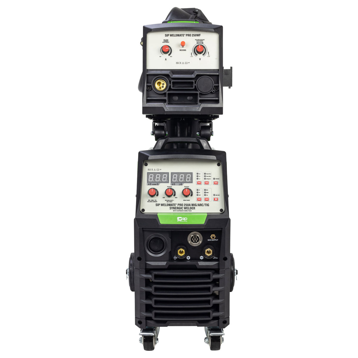 SIP WELDMATE® PRO 250A MIG/ARC/TIG Synergic Inverter Welder with Separate Wire Feed