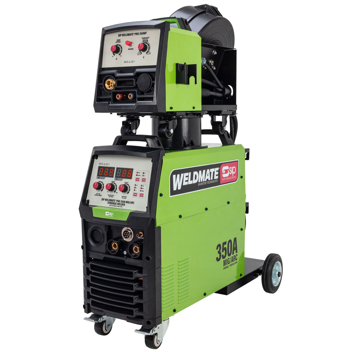 SIP WELDMATE® PRO 350A MIG/ARC Synergic Inverter Welder with Separate Wire Feed