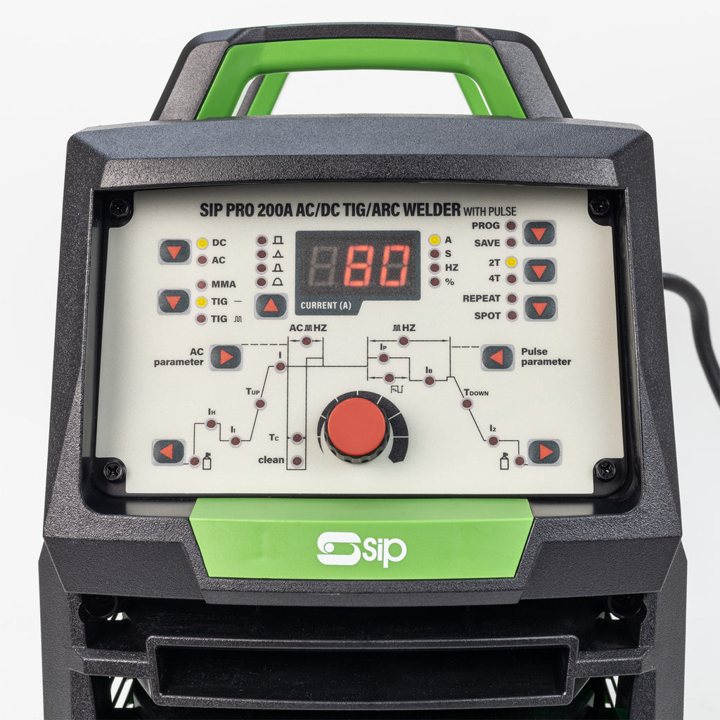 SIP WELDMATE® PRO 200A AC/DC TIG/ARC Inverter Welder with Pulse