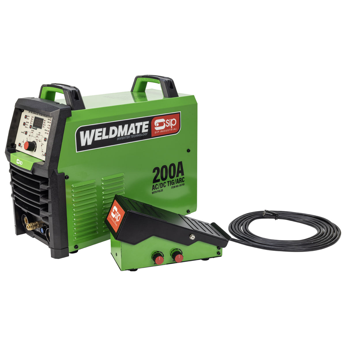 SIP WELDMATE® PRO 200A AC/DC TIG/ARC Inverter Welder with Pulse Package