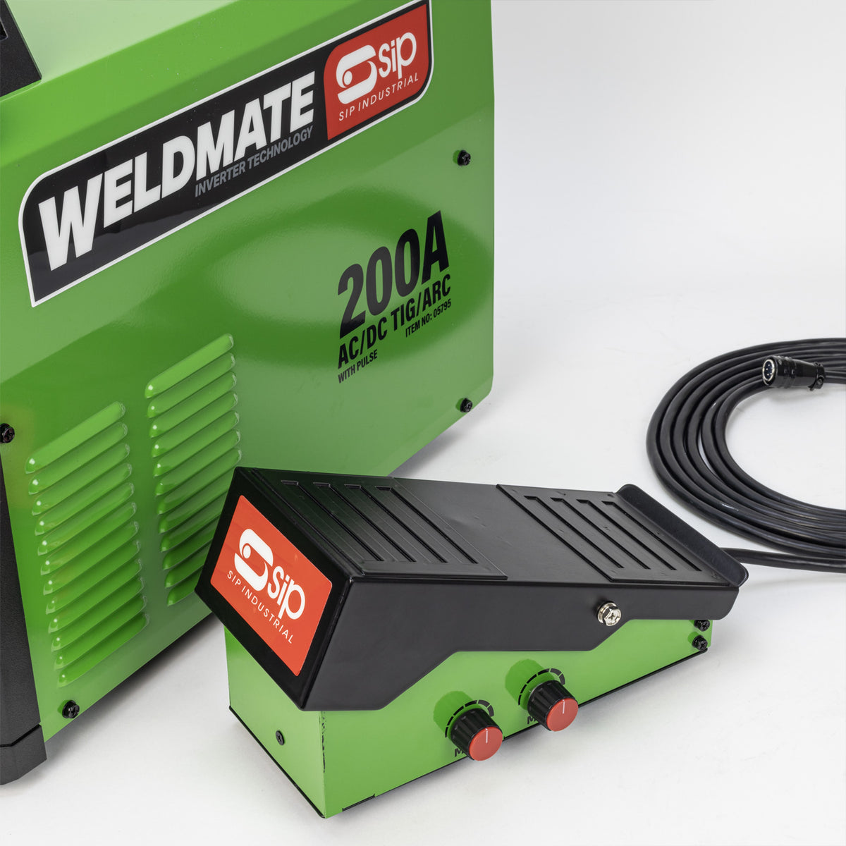 SIP WELDMATE® PRO 200A AC/DC TIG/ARC Inverter Welder with Pulse Package