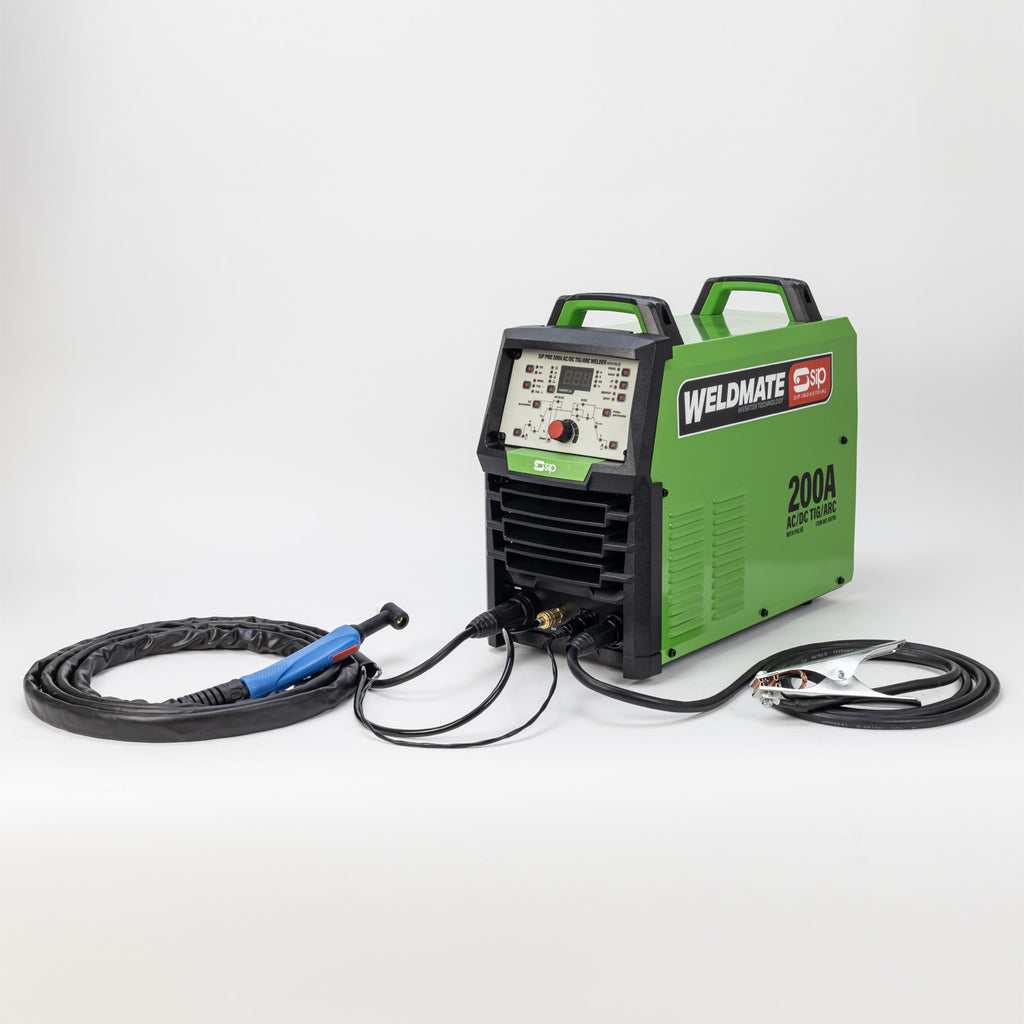 SIP WELDMATE® PRO 200A AC/DC TIG/ARC Inverter Welder with Pulse Package