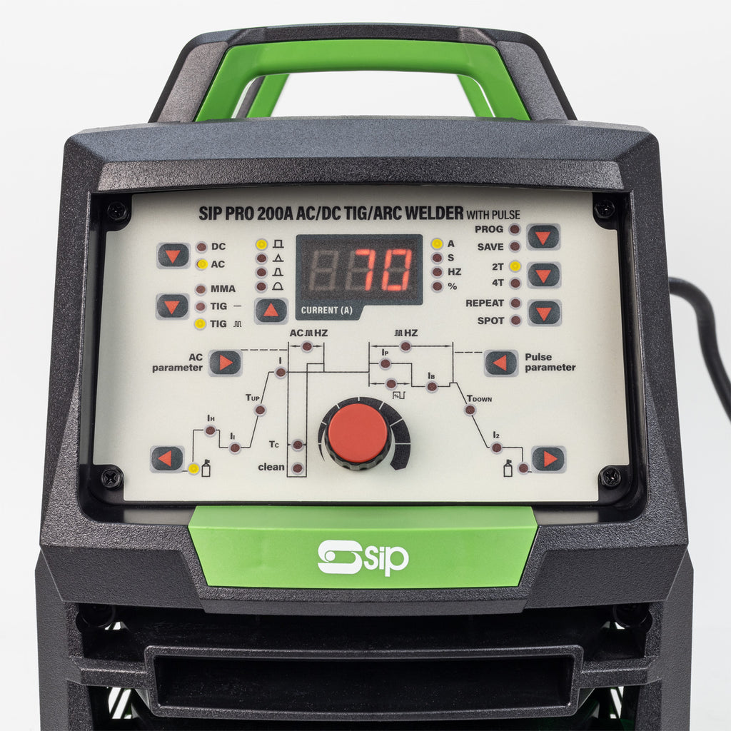 SIP WELDMATE® PRO 200A AC/DC TIG/ARC Inverter Welder with Pulse Package